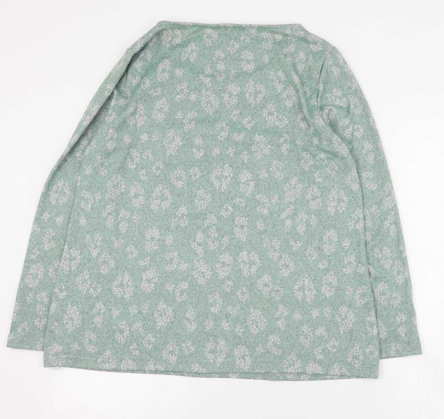 Womens UK Size 16 Love Leisure Green Pullover Jumper