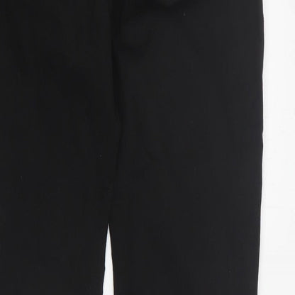 Pull & Bear Womens Black  Cotton Skinny Jeans Size 32 in L28 in Regular Zip