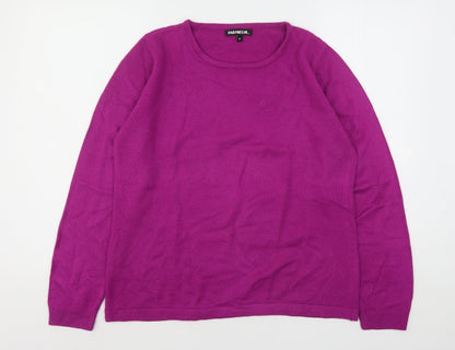 Womens UK Size M Paramour Purple Pullover Jumper