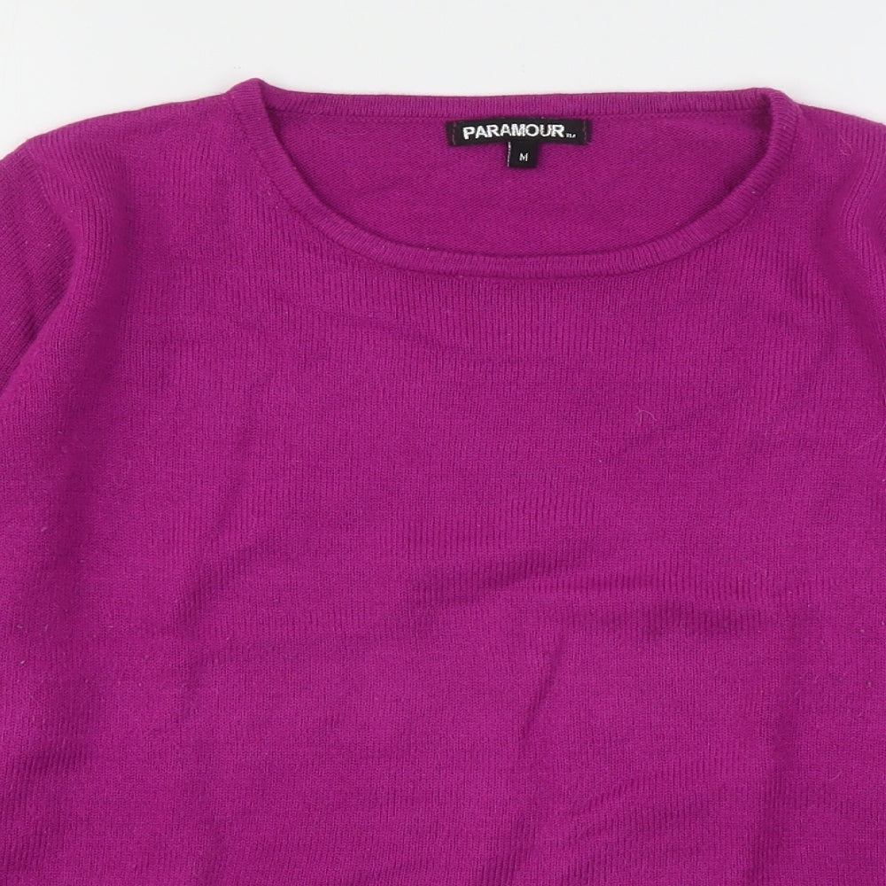 Womens UK Size M Paramour Purple Pullover Jumper