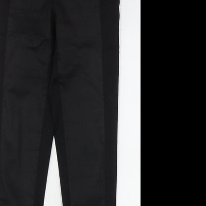 Miss Captain  Womens Black  Cotton Jegging Jeans Size 10 L32 in Regular