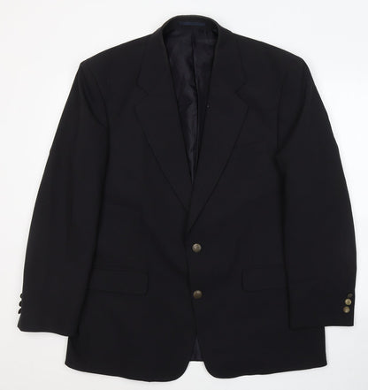 Mens UK Size L Greenwoods Classic Regular Black Suit Jacket