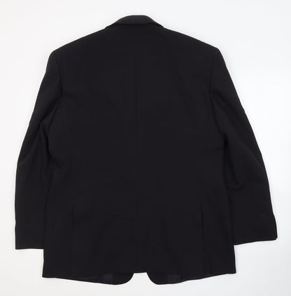 Mens UK Size L Greenwoods Classic Regular Black Suit Jacket
