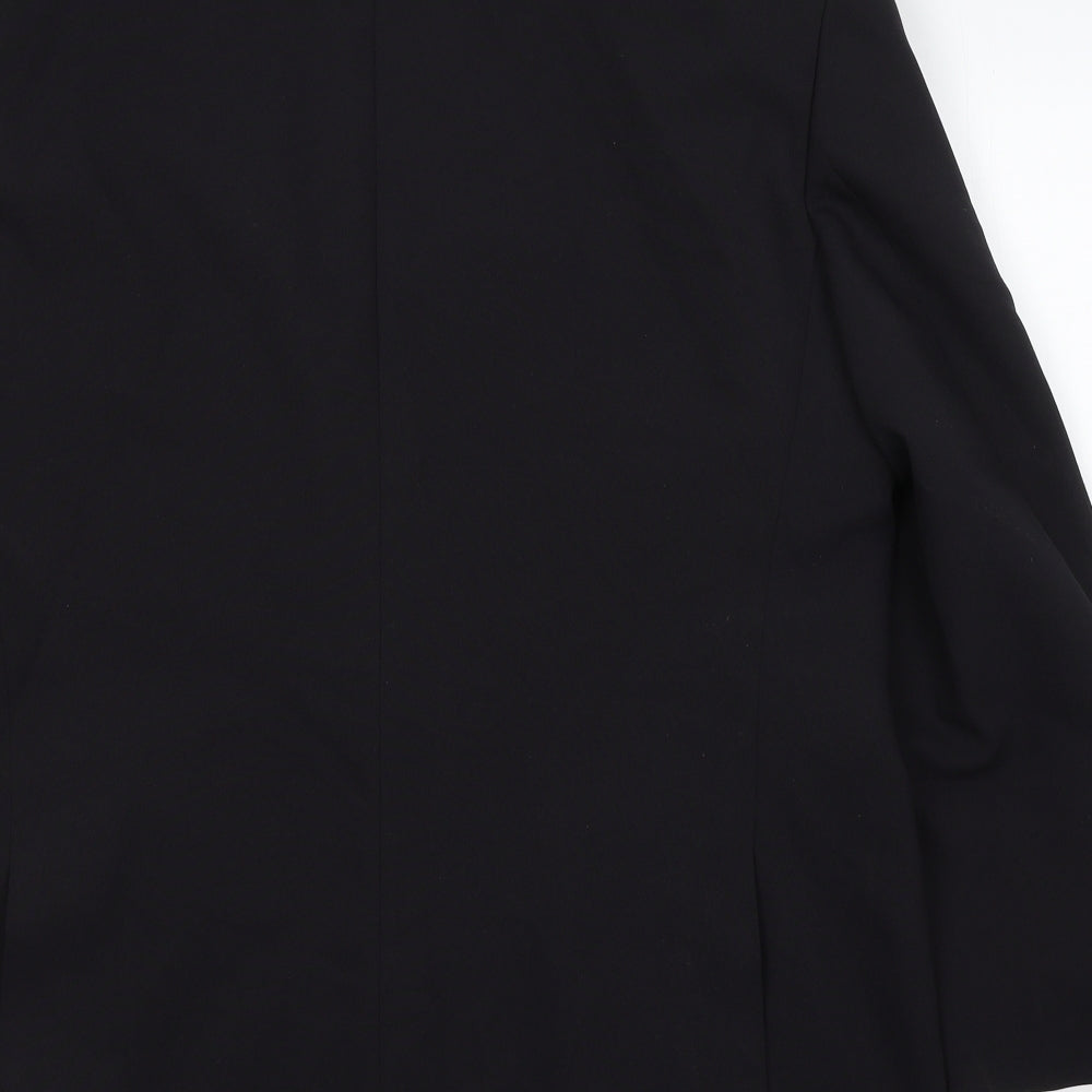 Mens UK Size L Greenwoods Classic Regular Black Suit Jacket