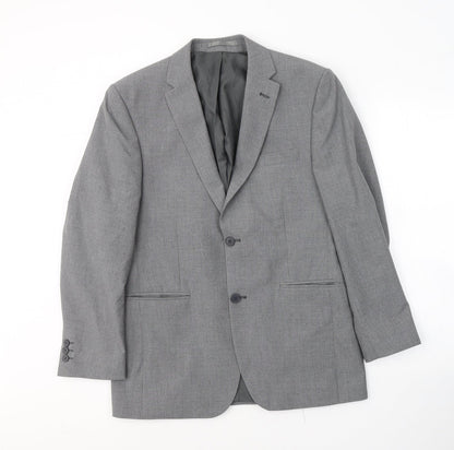 Mens UK Size M SCOTT&TAYLOR Regular Grey Suit Jacket