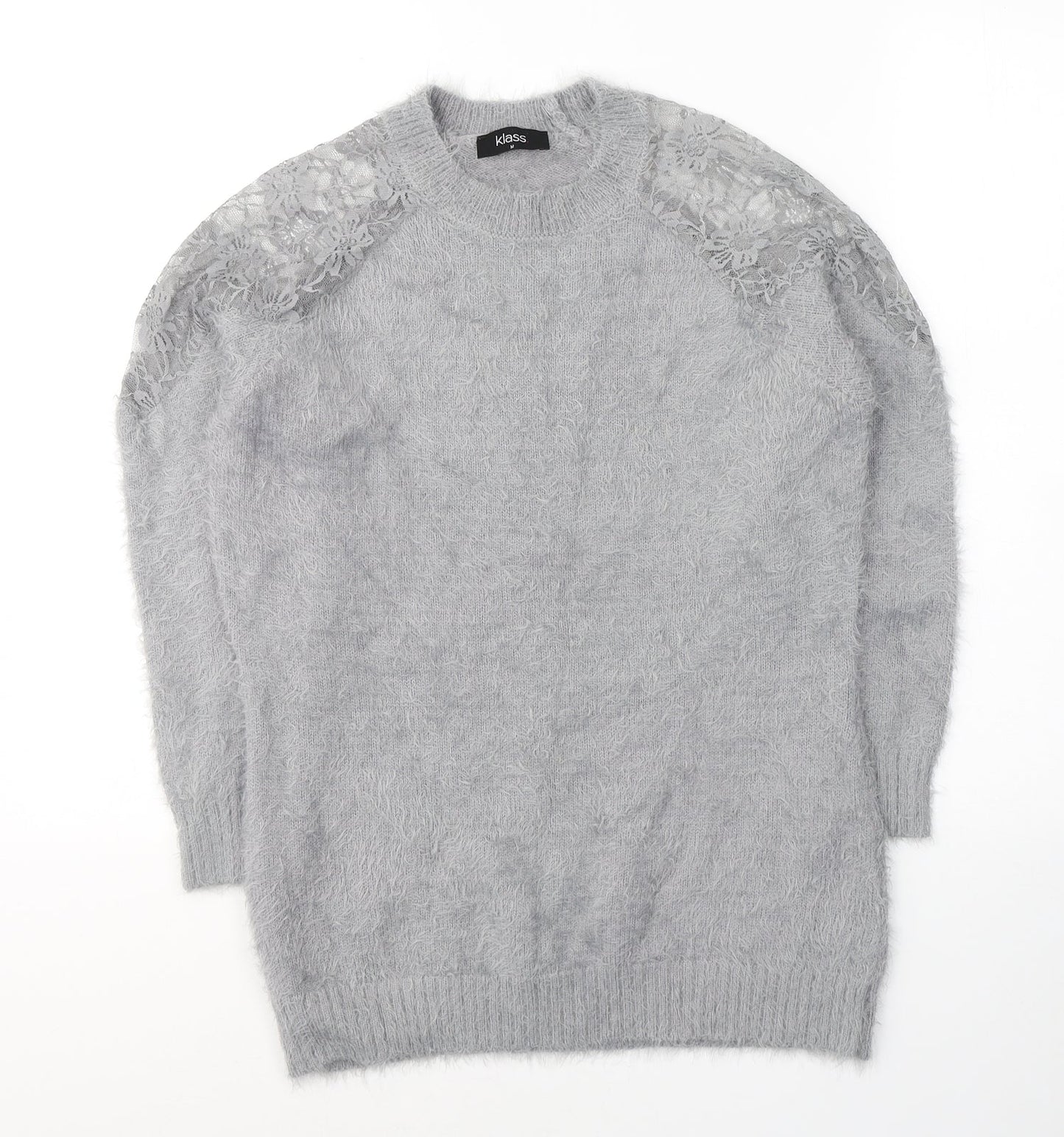 Womens UK Size M Klass Grey Pullover Jumper