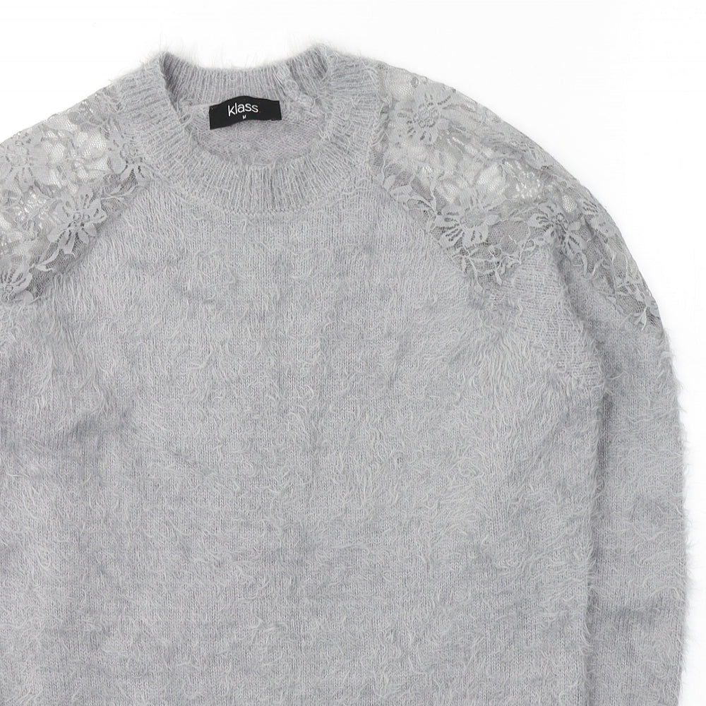 Womens UK Size M Klass Grey Pullover Jumper