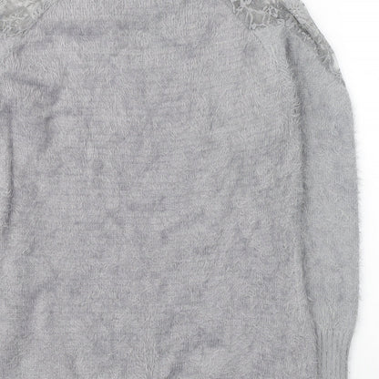 Womens UK Size M Klass Grey Pullover Jumper