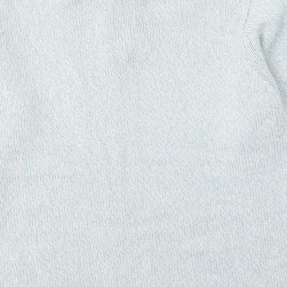 Damart Womens Blue Round Neck  Acrylic Pullover Jumper Size 14