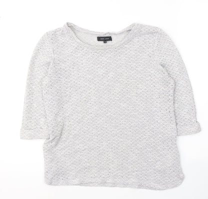 Womens UK Size 14 New Look Grey Pullover Jumper