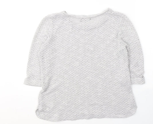 Womens UK Size 14 New Look Grey Pullover Jumper