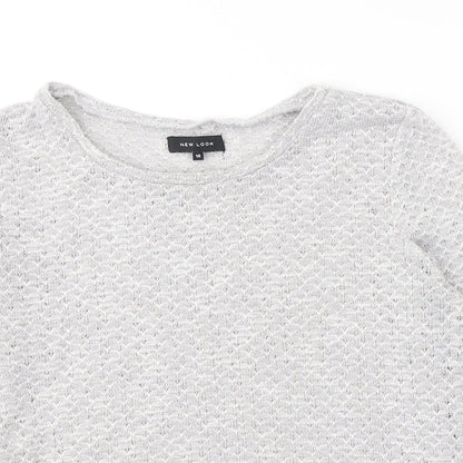 Womens UK Size 14 New Look Grey Pullover Jumper
