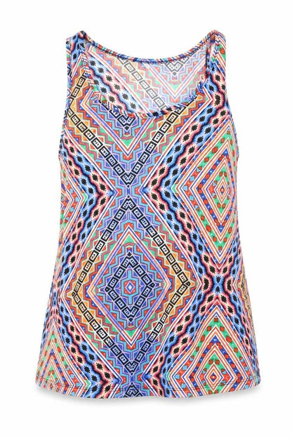 Womens UK Size 8 Atmosphere Multicoloured Basic Tank