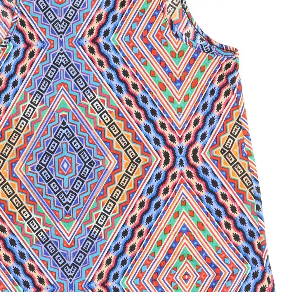 Womens UK Size 8 Atmosphere Multicoloured Basic Tank