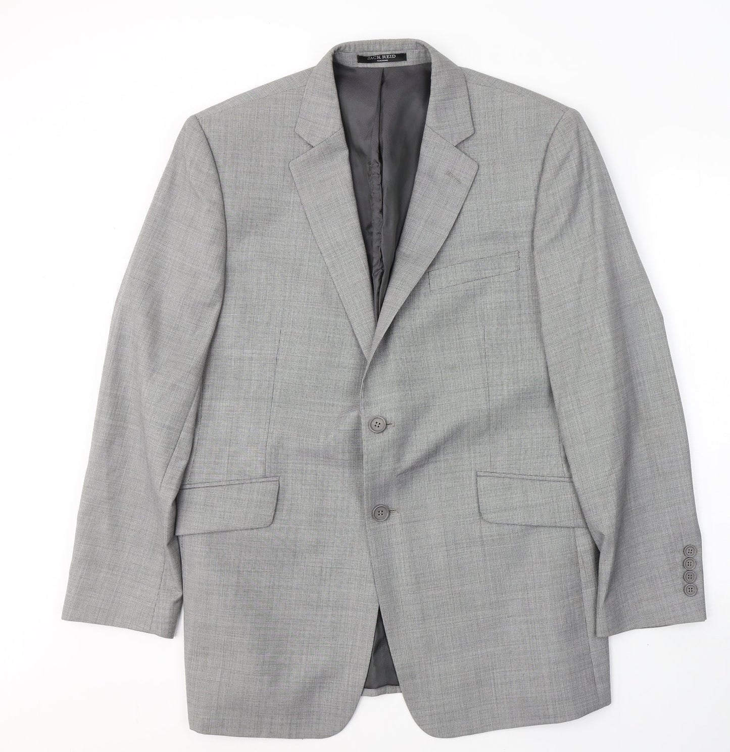 Mens UK Size 42 JACK REID Regular Grey Suit Jacket
