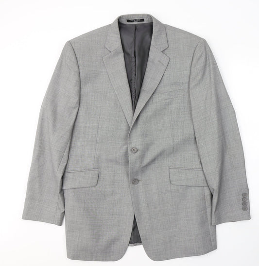 Mens UK Size 42 JACK REID Regular Grey Suit Jacket