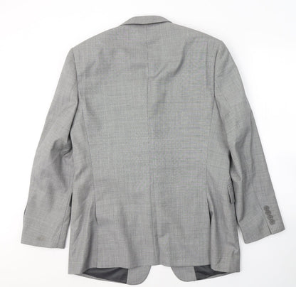 Mens UK Size 42 JACK REID Regular Grey Suit Jacket