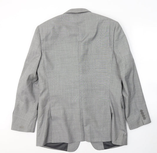 Mens UK Size 42 JACK REID Regular Grey Suit Jacket