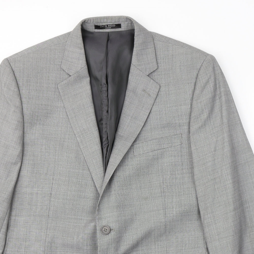 Mens UK Size 42 JACK REID Regular Grey Suit Jacket