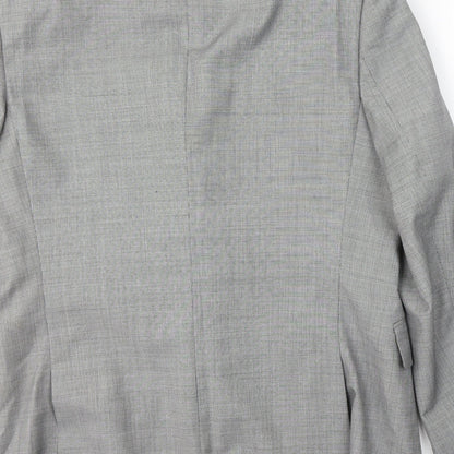 Mens UK Size 42 JACK REID Regular Grey Suit Jacket