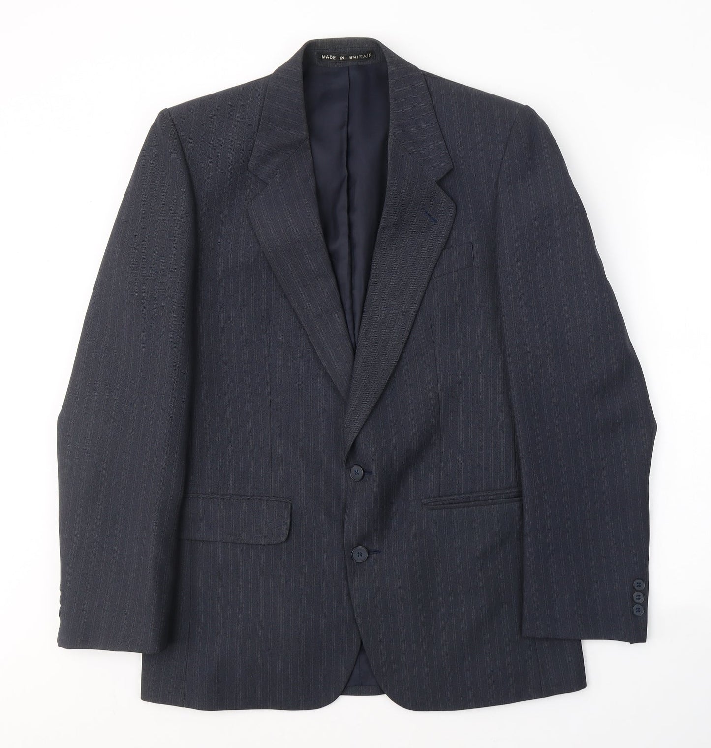 Mens UK Size 36 Greenwoods Regular Blue Suit Jacket