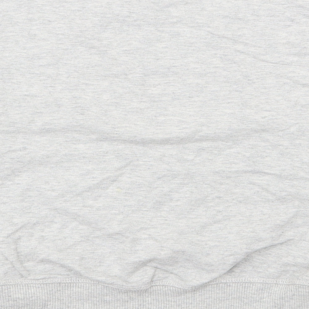 NEXT Girls Grey  Cotton Pullover Sweatshirt Size 8 Years   - Bunny Rabbit