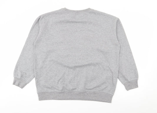 George Mens Grey  Polyester Pullover Sweatshirt Size L   - Pudsey