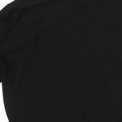 Primark Womens Black Round Neck  Polyester Pullover Jumper Size M