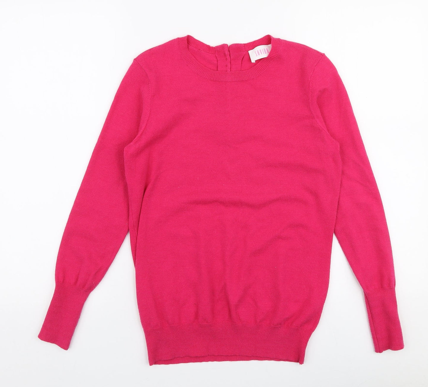 Womens UK Size XS Savoir Pink Pullover Jumper