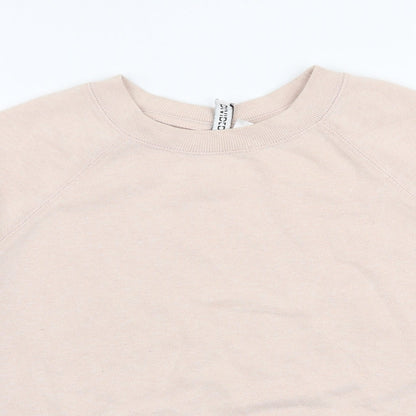 H&M Womens Pink  Polyester Pullover Sweatshirt Size S  Pullover