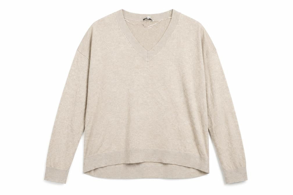 Womens UK Size L B Young Beige Pullover Jumper