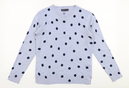 Womens UK Size 10 Marks and Spencer Blue Pullover Jumper