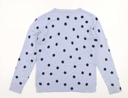 Womens UK Size 10 Marks and Spencer Blue Pullover Jumper