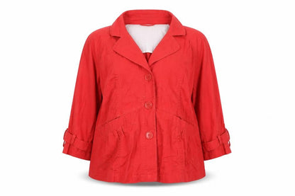 Marks & Spencer Womens Red   Jacket  Size 16  Button