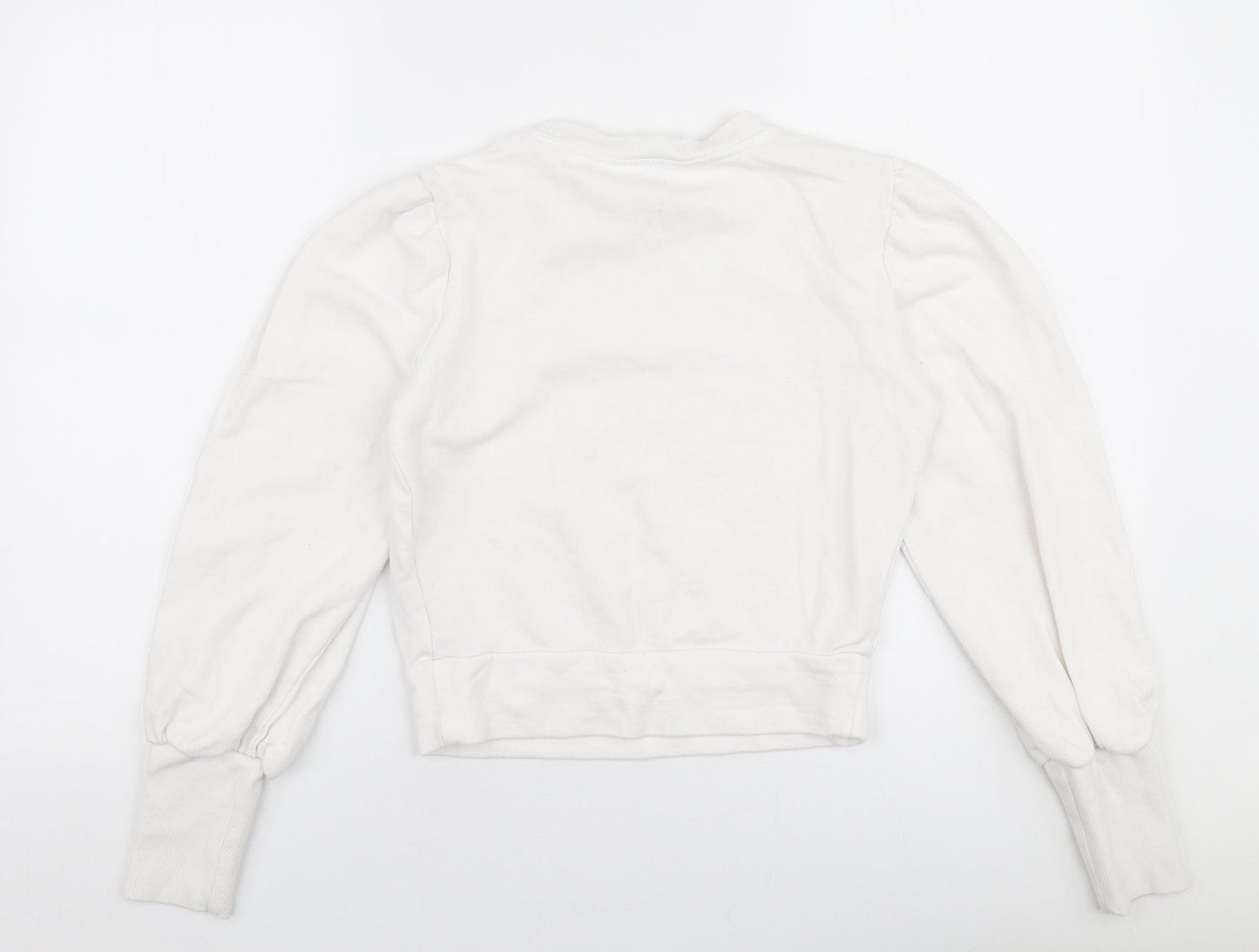 Miss Selfridge Womens White  100% Cotton Pullover Sweatshirt Size 6  Pullover - A la belle etoile