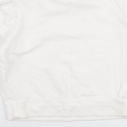 Miss Selfridge Womens White  100% Cotton Pullover Sweatshirt Size 6  Pullover - A la belle etoile
