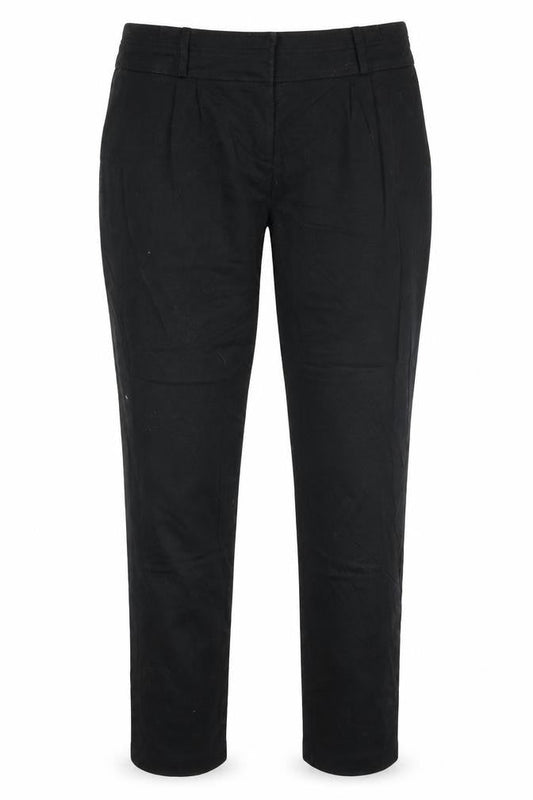 Womens UK Size 12 Red Herring Slim Fit  Black Trousers