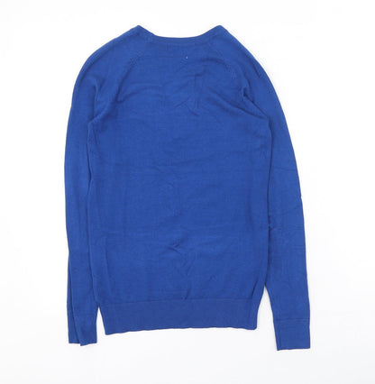 Womens UK Size XS Dunnes Stores Blue Pullover Jumper