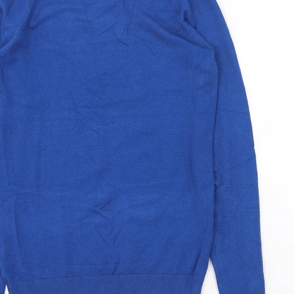 Womens UK Size XS Dunnes Stores Blue Pullover Jumper