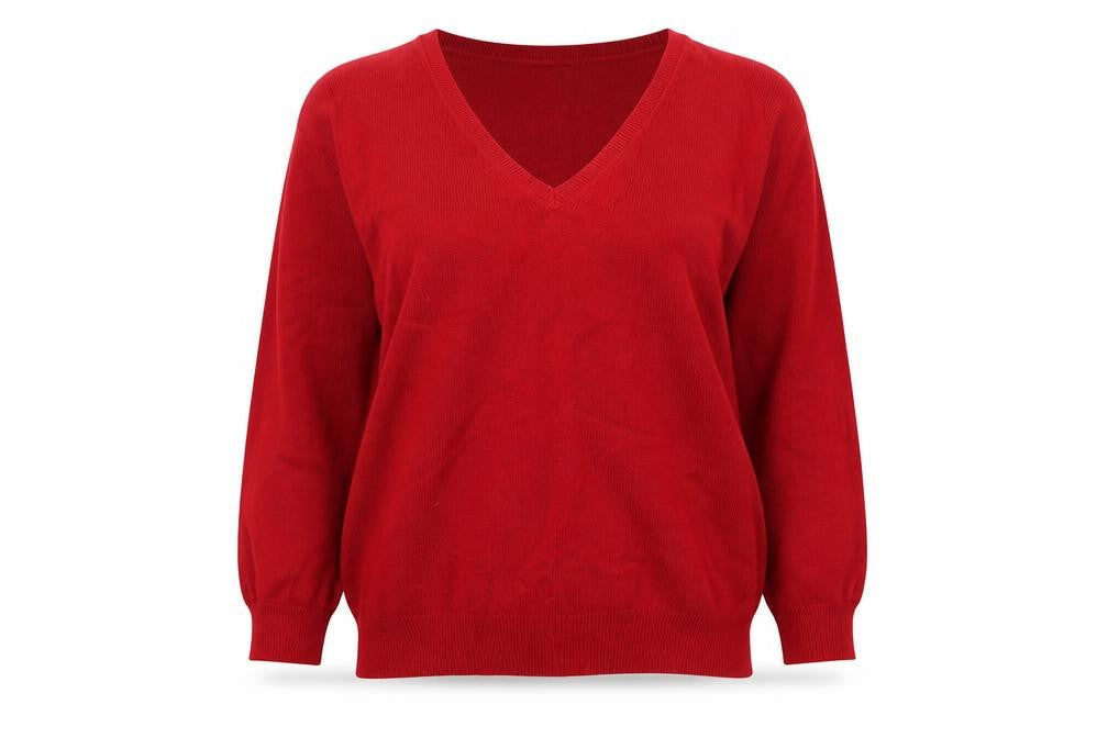 Womens UK Size 12 Marks and Spencer Red Pullover Jumper