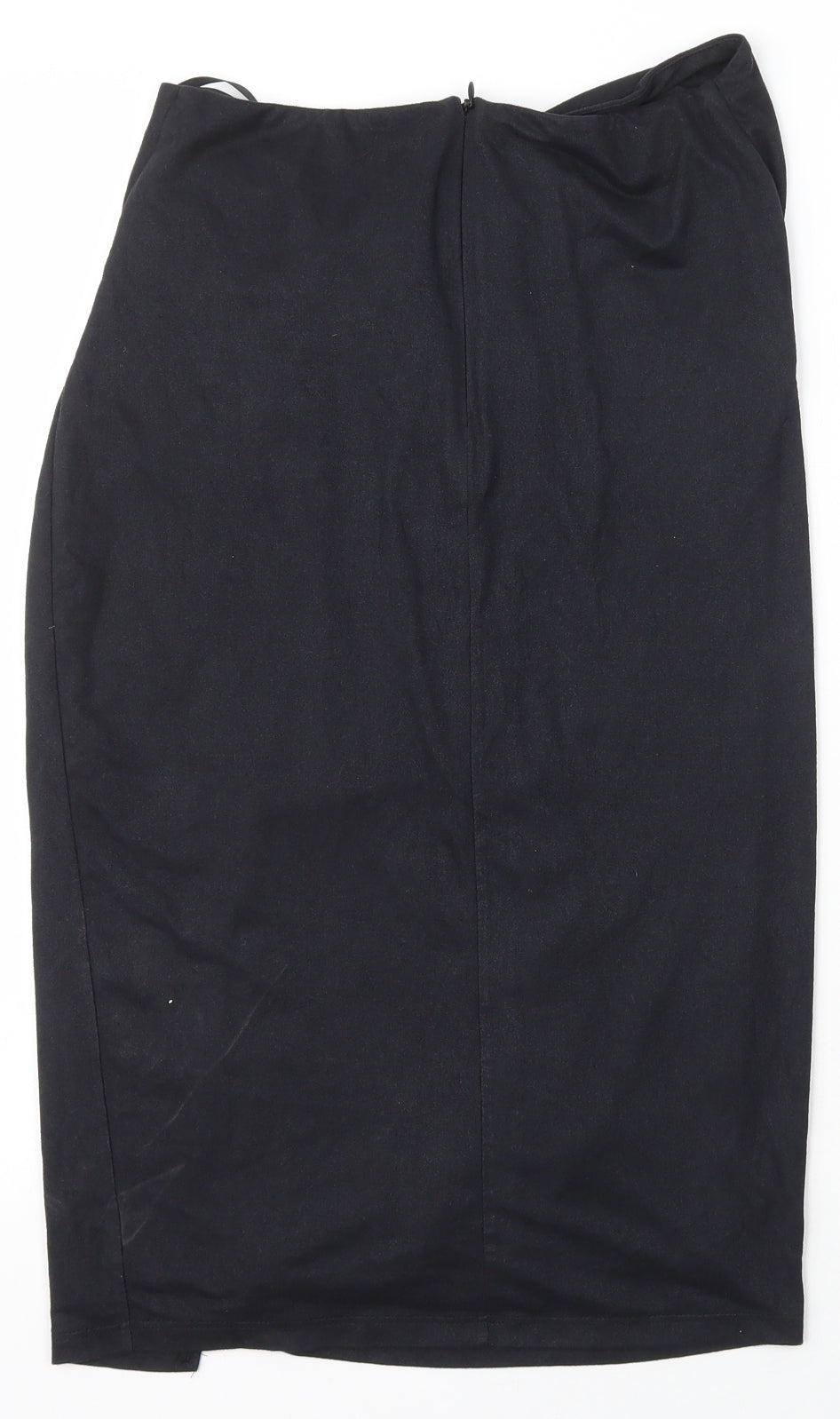 Hot Miami Styles Womens Black  Polyester Tulip Skirt Size S   Zip