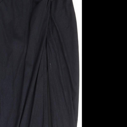 Hot Miami Styles Womens Black  Polyester Tulip Skirt Size S   Zip