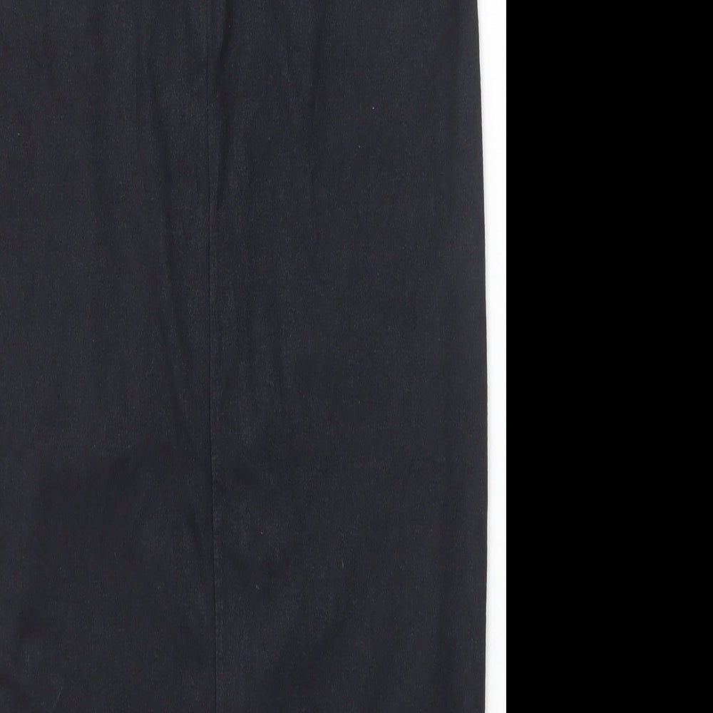 Hot Miami Styles Womens Black  Polyester Tulip Skirt Size S   Zip