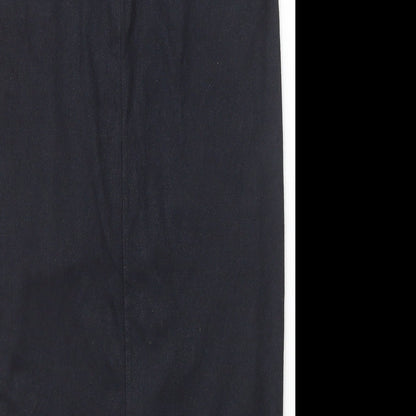Hot Miami Styles Womens Black  Polyester Tulip Skirt Size S   Zip