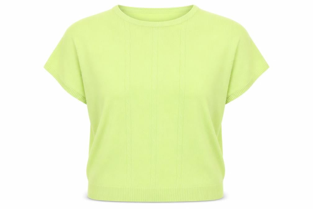 Womens UK Size M Pure & Natural Green Pullover Jumper