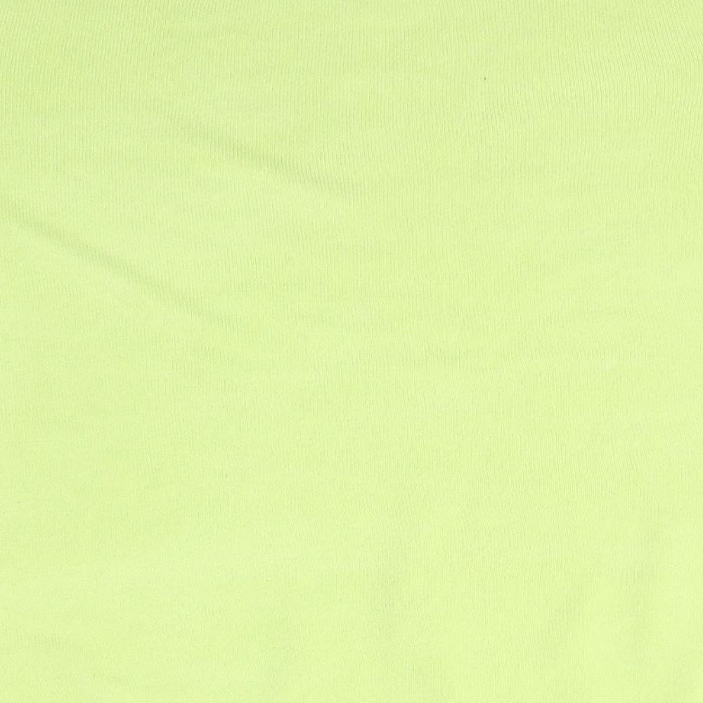 Womens UK Size M Pure & Natural Green Pullover Jumper