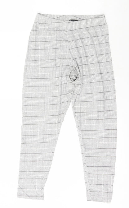 Womens UK Size 8 Boohoo  Jegging Grey Leggings