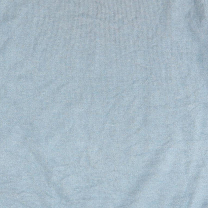 Marks and Spencer Mens Blue Crew Neck  Cotton Pullover Jumper Size S