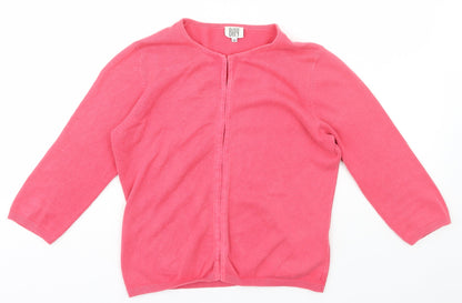 Womens UK Size 10 BAY Pink Cardigan Jumper