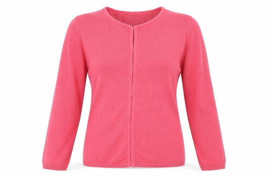 Womens UK Size 10 BAY Pink Cardigan Jumper